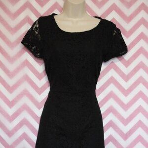 Sexy Black Lace Dress Size M